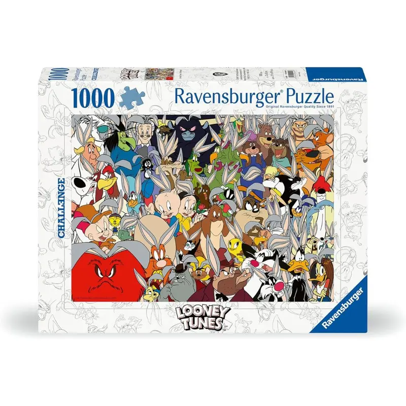 00409 Ravensburger - Looney Tunes Challenge - Puzzle 1000 pezzi