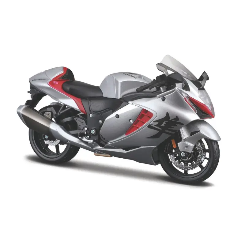 10-21848 Bburago Maisto - Suzuki Hayabusa (2022), argento - Scala 1