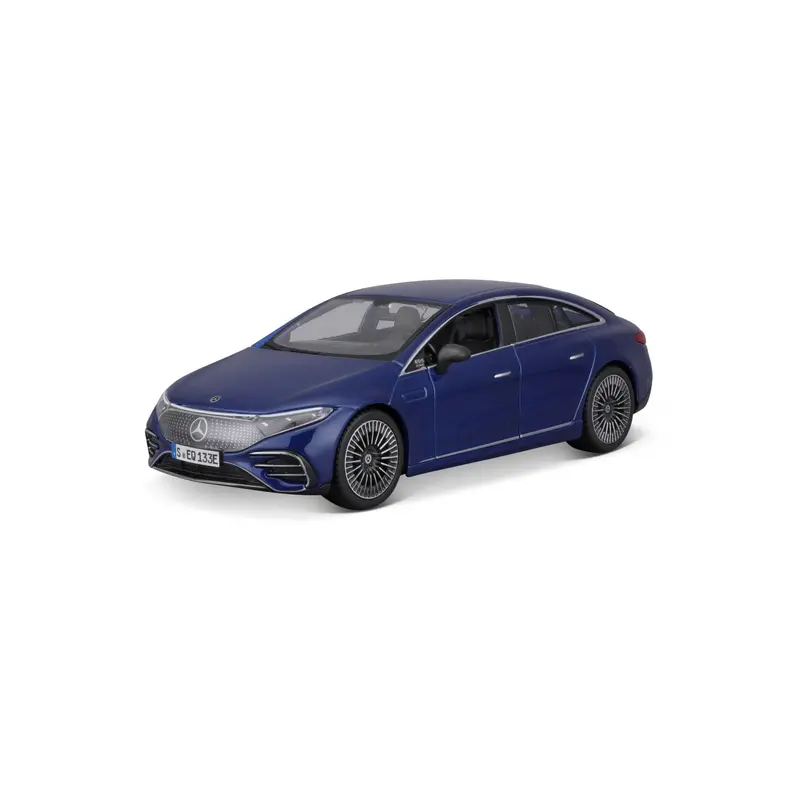 10-2902 BU Bburago Maisto - Mercedes-Benz EQS (2022), blu - Scala 1