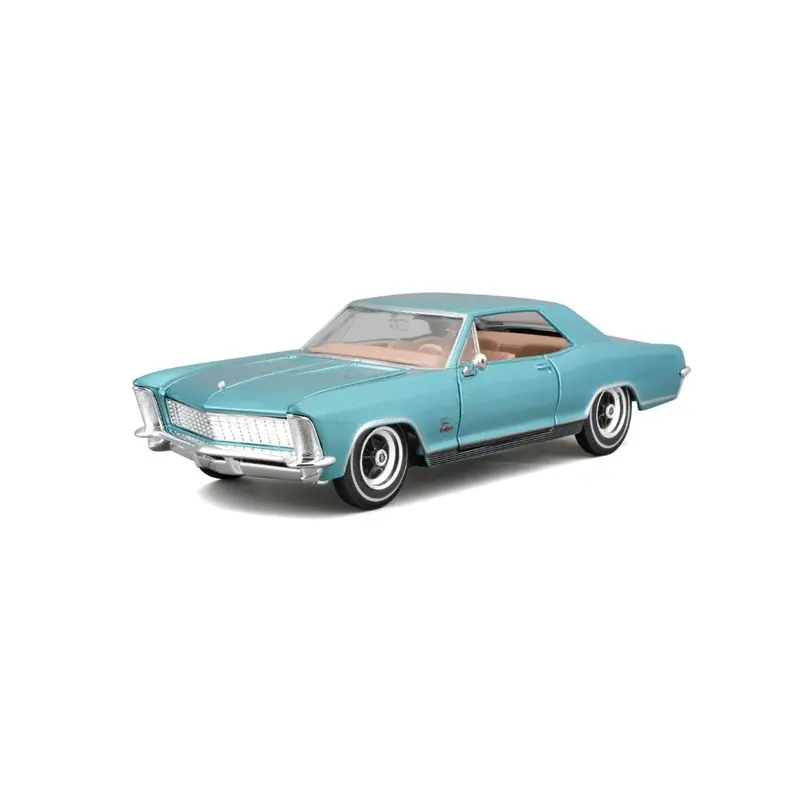 10-31214 Bburago Maisto - Buick Riviera (1965), blu - Scala 1