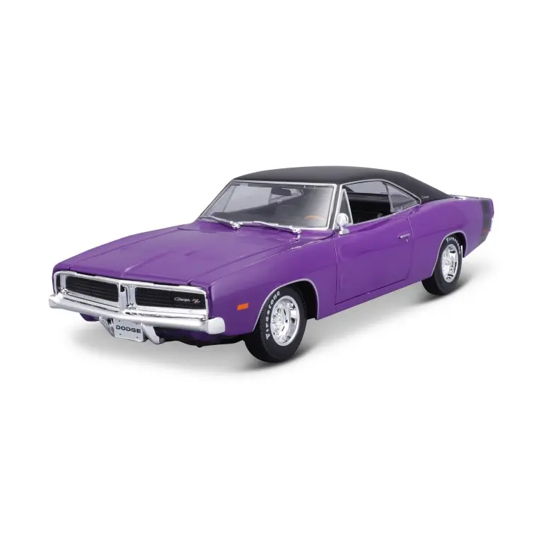 10-31387 Bburago Maisto - Dodge Charger R/T (1969), viola - 1