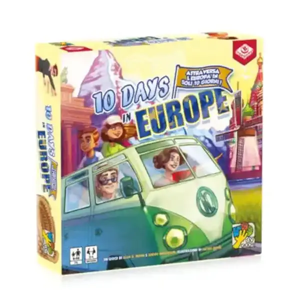 10 Days In Europe Gioco Da Tavolo Dv Giochi Dvg9384