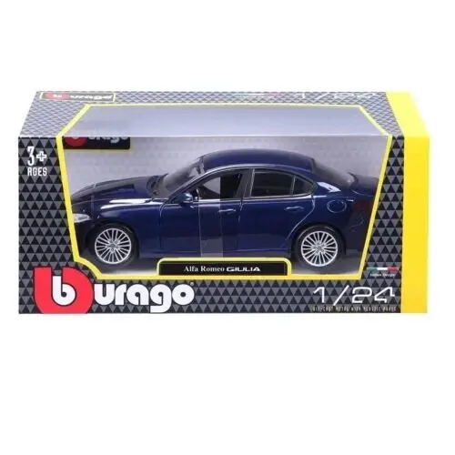 * 18-01270 Bburago - Alfa Romeo Giulia 2016 Blu - Scala 1