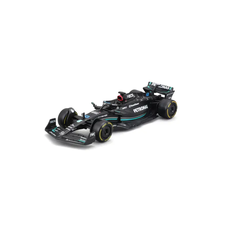 18-01596 Bburago Race - Mercedes AMG F1 W14 E Performance #63 - Scala 1