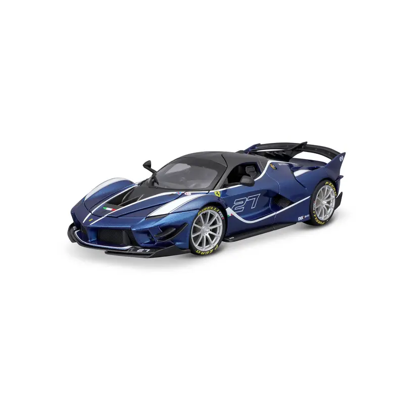 18-16012 Bburago Ferrari Race & Play - Ferrari FXX K #27, blu - 1