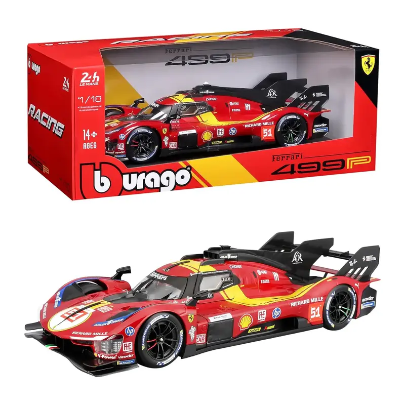 18-16301 Bburago Ferrari Racing - Ferrari 499P #51 - 24H Le Mans - Scala 1