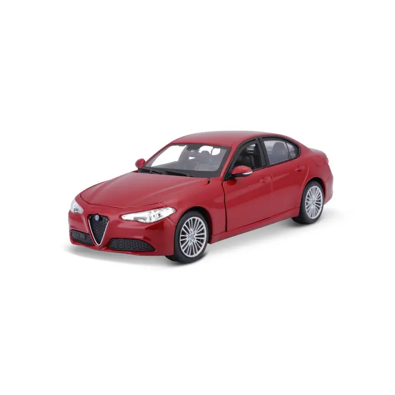 18-21080 RD Bburago - Alfa Romeo Giulia (2016), rossa - Scala 1