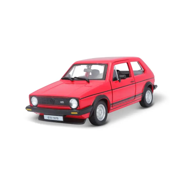18-21089 RD Bburago -  Volkswagen Golf Mk1 GTI, rossa (1979) - 1