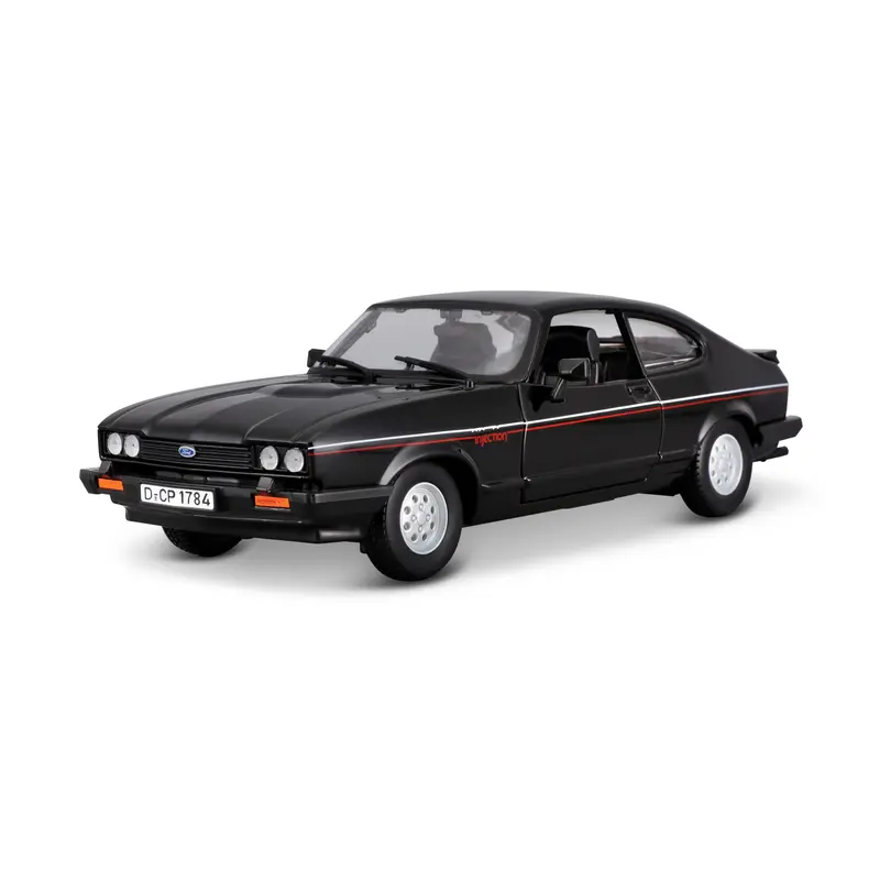 18-21093 Bburago - Ford Capri GT (1982), nera - Scala 1