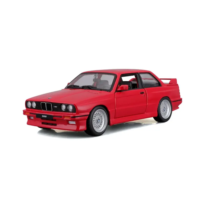*18-21100 Bburago - BMW M3 e30 (1988), rossa - Scala 1