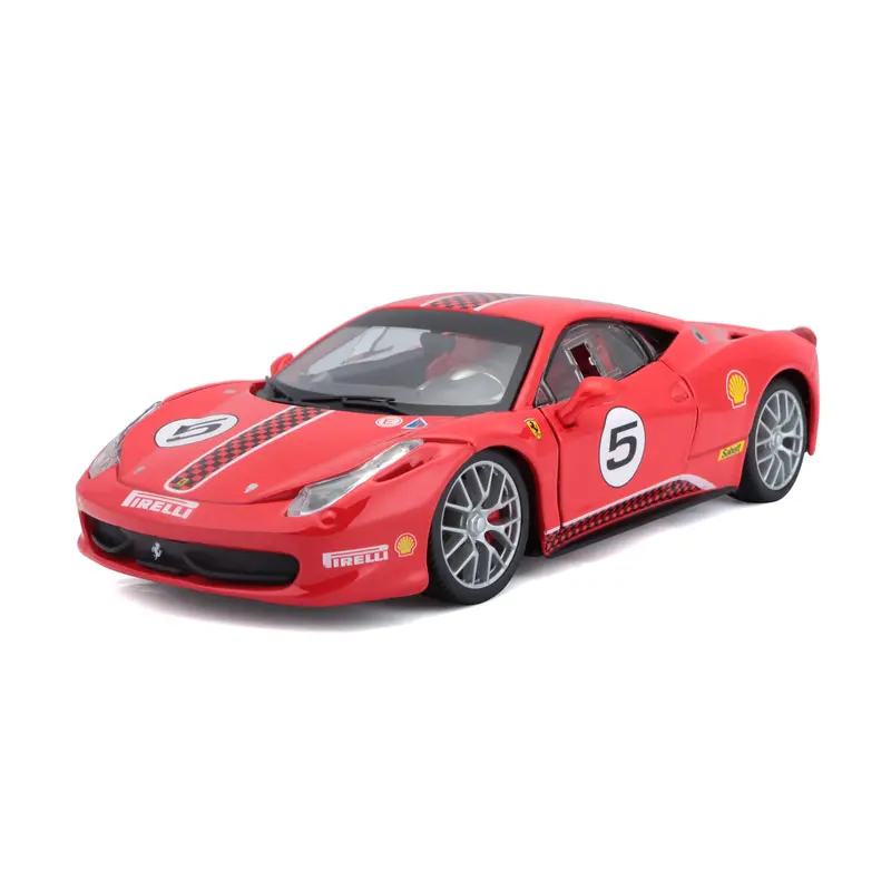 18-26302 Bburago Ferrari Racing - Ferrari 458 Challenge, rossa - Scala 1