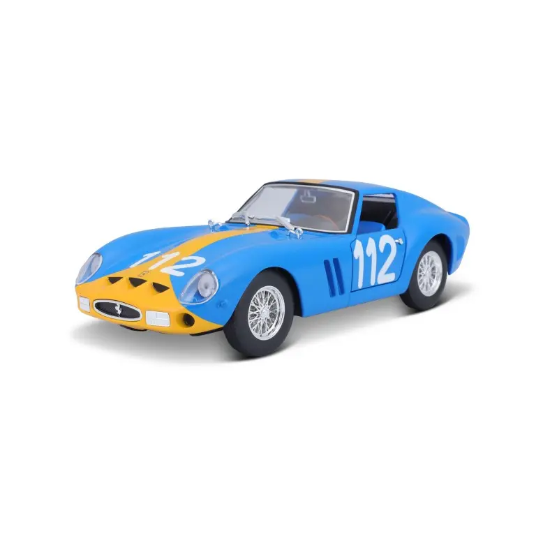 18-26305 Bburago Ferrari Racing - Ferrari 250 GTO, blu - Scala 1