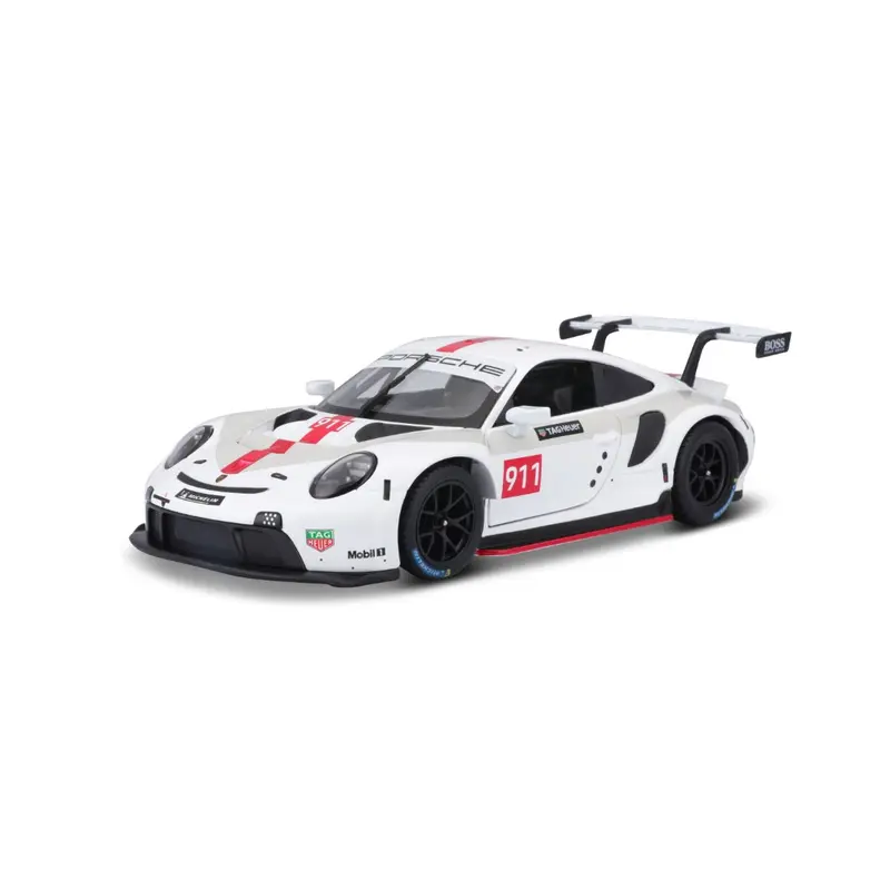 18-28013 Bburago Race - Porsche 911 RSR GT, bianca - Scala 1
