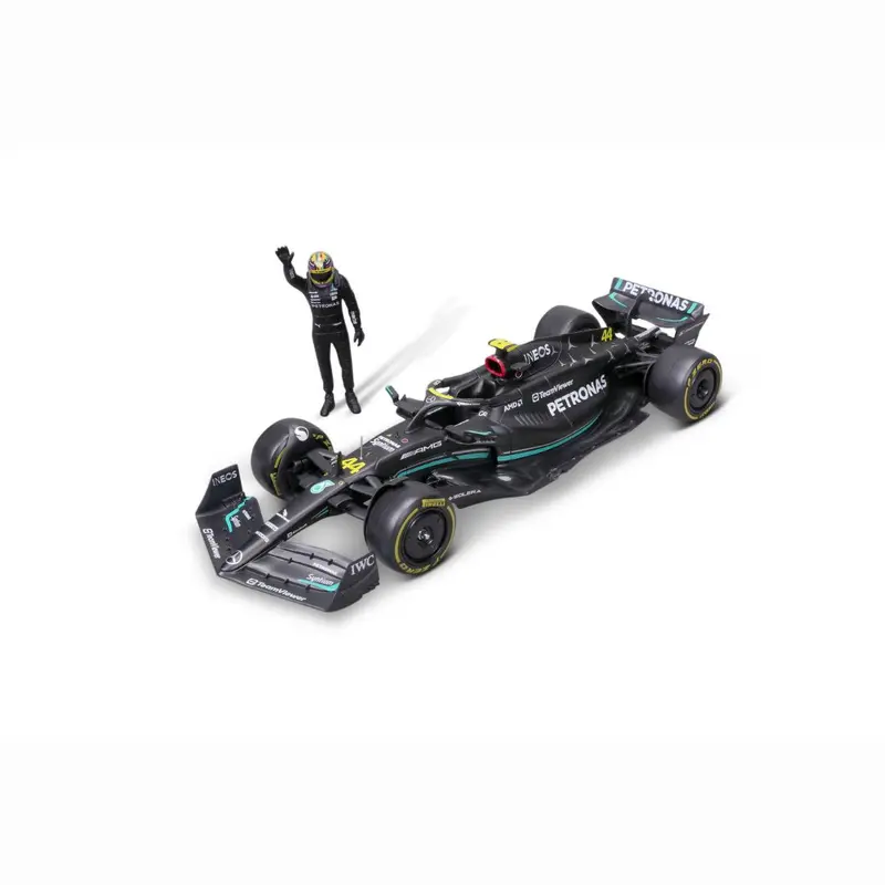 *18-28037H Bburago Race F1 Mercedes W14 E Performance #44 F1 figura Hamilton