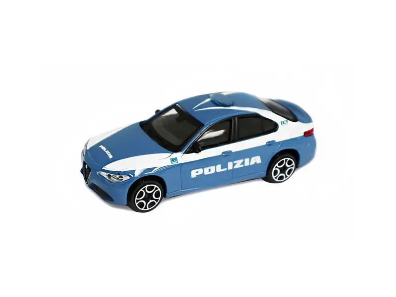 18-30387 (28-30329) Bburago - Alfa Romeo Giulia Polizia - Scala 1
