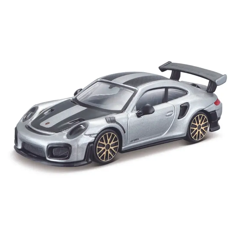 18-30388 Bburago Street Fire - Porsche 911 GT2 RS, grigia - Scala 1