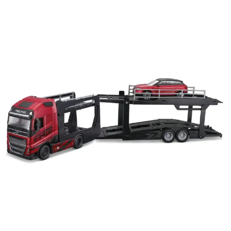18-31462 Bburago Street Fire -Bisarca Volvo FH16 + Land Rover LRX Concept - 1