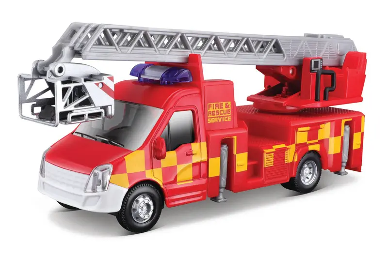 18-32267 Bburago - Municipal Vehicle - Camion dei pompieri con scala