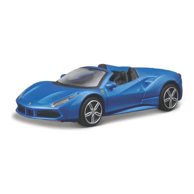 18-36000 Bburago Ferrari Race&Play - Ferrari 488 Spider, blu - Scala 1