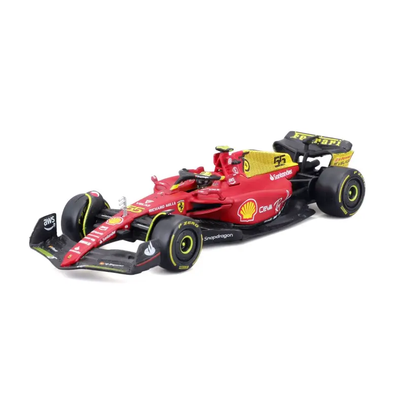 18-36831 Bburago - Ferrari F1- 75 (2022) #55 Sainz, con casco - 1