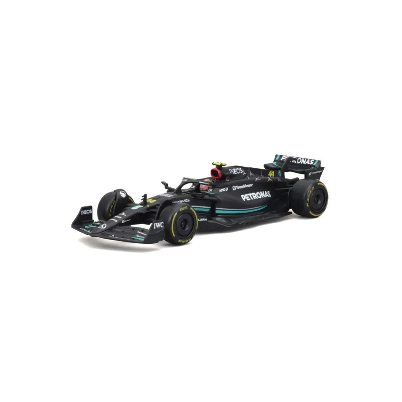 18-38081 Bburago Race -Mercedes AMG F1 W14 EPerformance #44 Hamilton, con casco