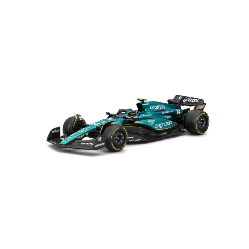 18-38091A Bburago - Aston Martin AMR23 #14 (Alonso), con casco - 1