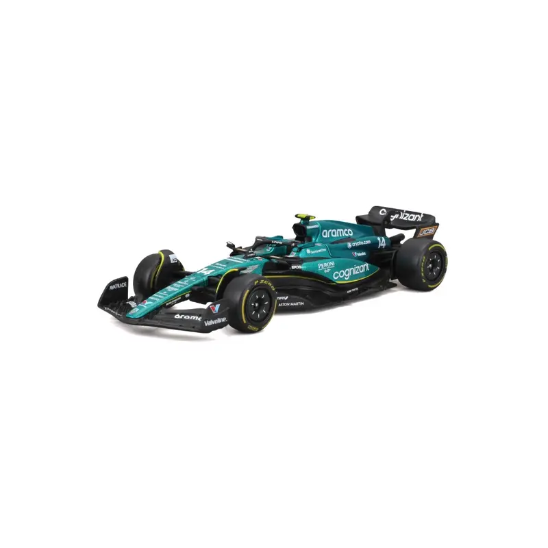 18-38190A Bburago Race -F1 Aston Martin AMR23 #14 Alonso - Scala 1