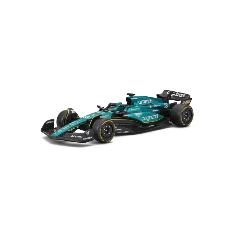 18-38190S Bburago Race F1 Aston Martin AMR23 #18 Stroll 1