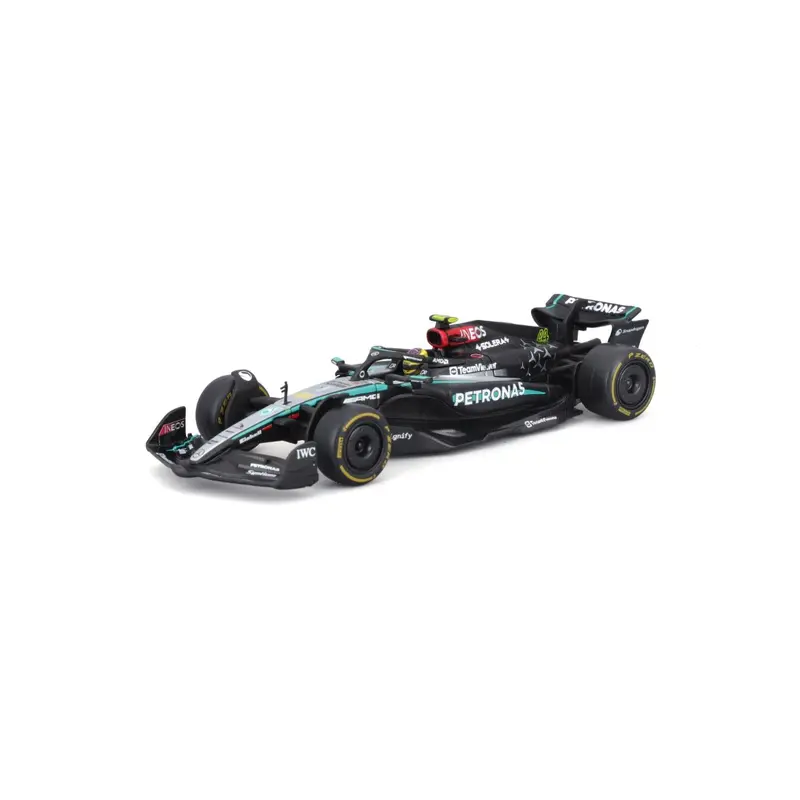 18-38209H Bburago -F1 Mercedes-AMG W15 E Performance #44 con casco Hamilton 1