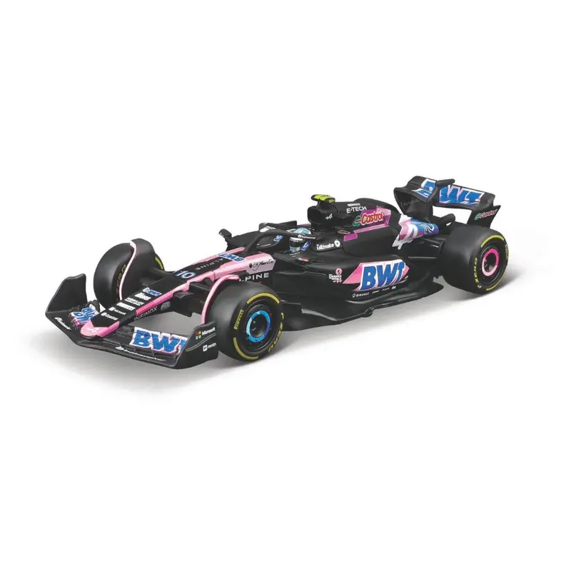 18-38220G Bburago F1 Alpine A524 #10 (Gasly), con casco - Scala 1