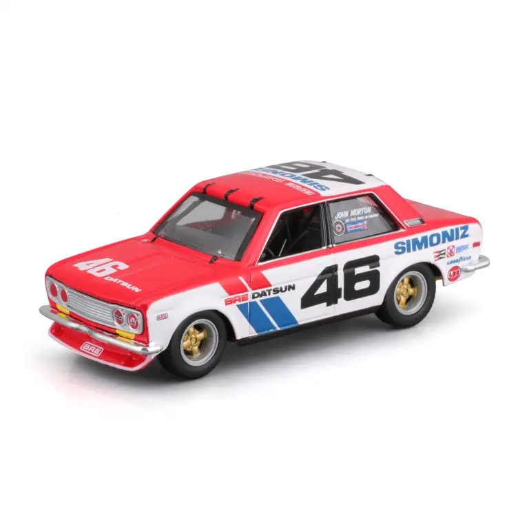 18-38301 Bburago Race - Bre Datsun 510 - Scala 1