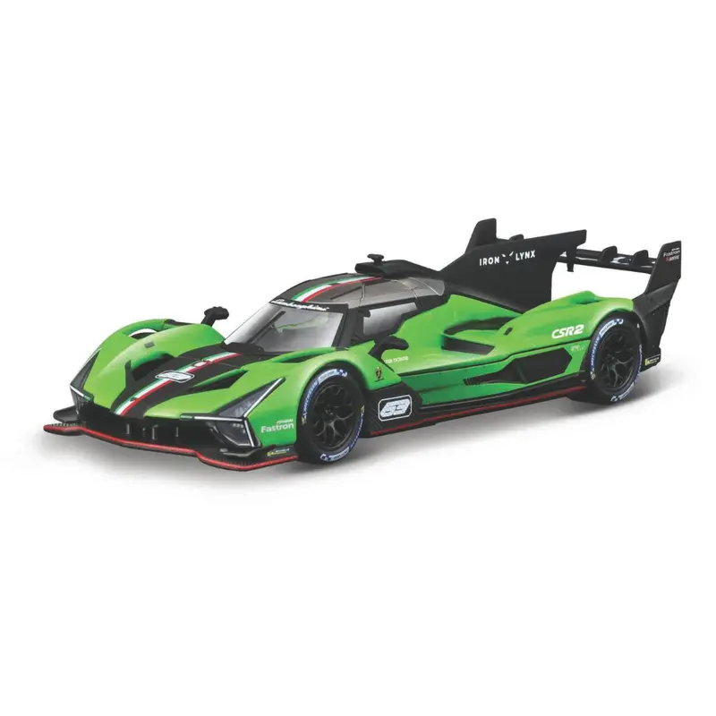 18-38315 Bburago Race - Lamborgini SC63, verde - Scala 1
