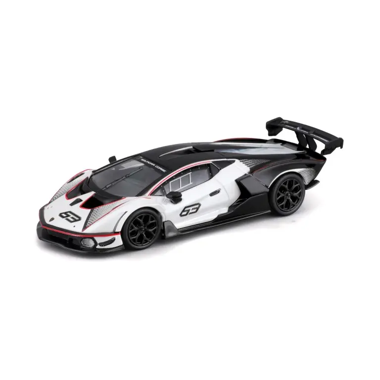 18-41167 Bburago Race - Lamborghini Essenza SCV12 #12, bianca - 1