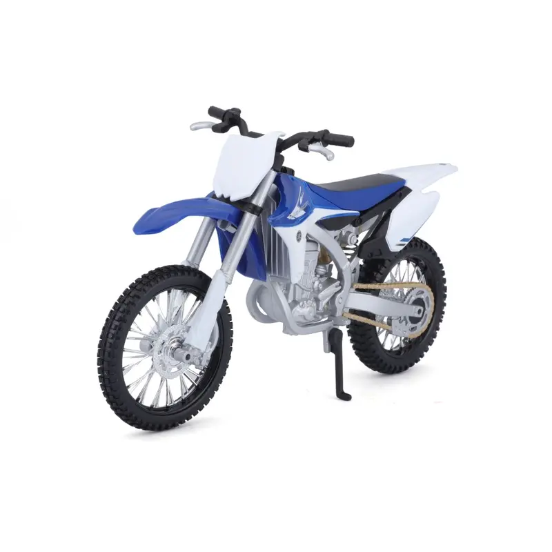 20-13021 Bburago Maisto - Yamaha YZ450F, blu e bianca - Scala 1