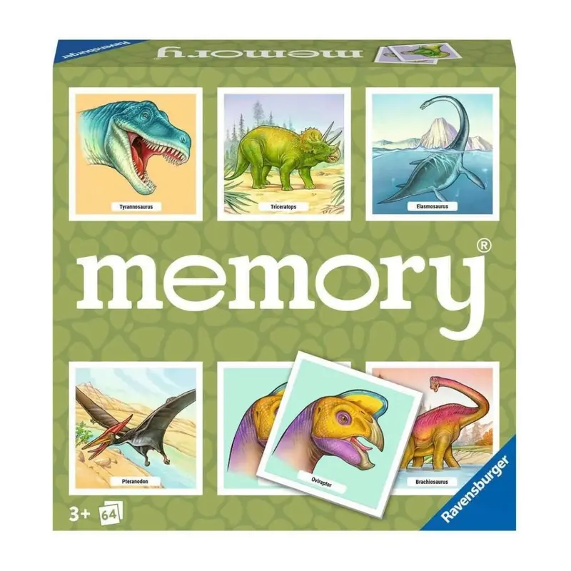 20924 Ravensburger - Dinosauri Memory - Gioco educativo