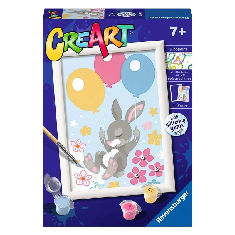 23564 CreArt Serie E Classic - Bunny con palloncini