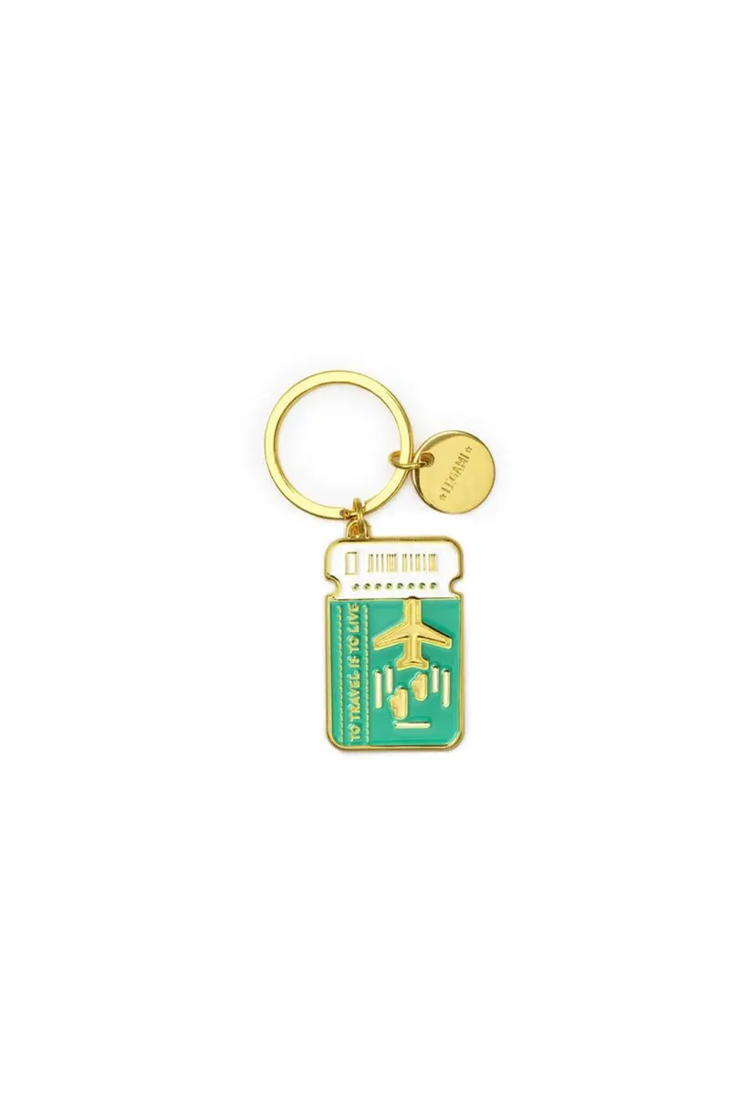 2PK Legami What a Key Ring Enamel Keyring Charm Bag Accessories Travel