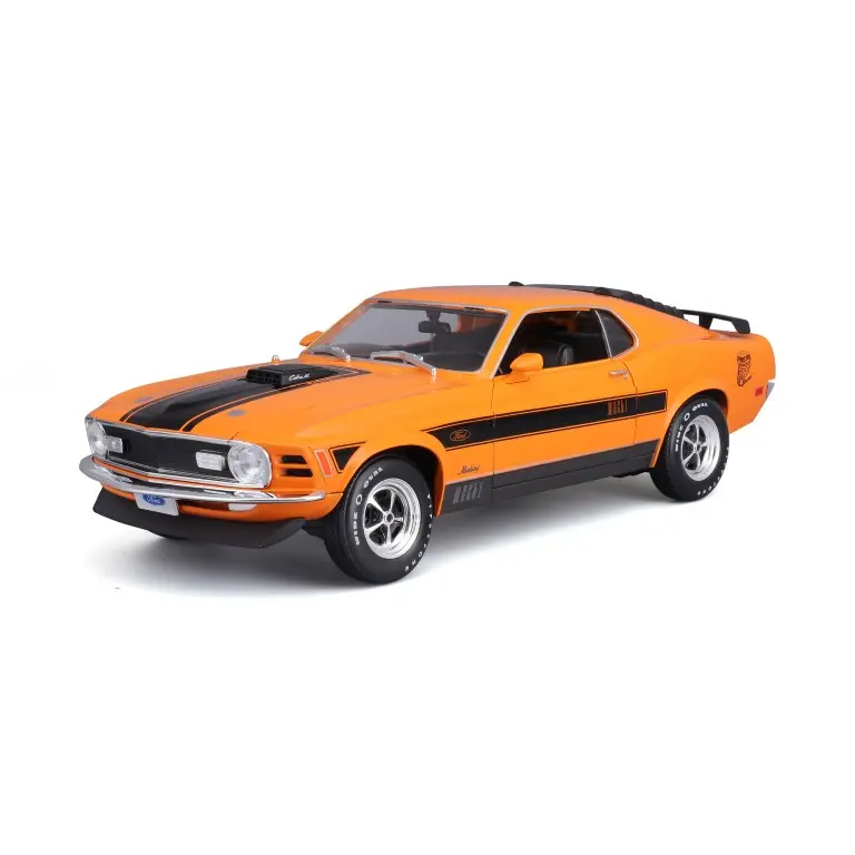 31453 OG Bburago Maisto - Ford Mustang Mach 1 (1970), arancione - 1