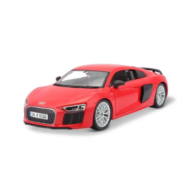 31513 RD Bburago Maisto - Audi R8 V10 plus, rossa - Scala 1