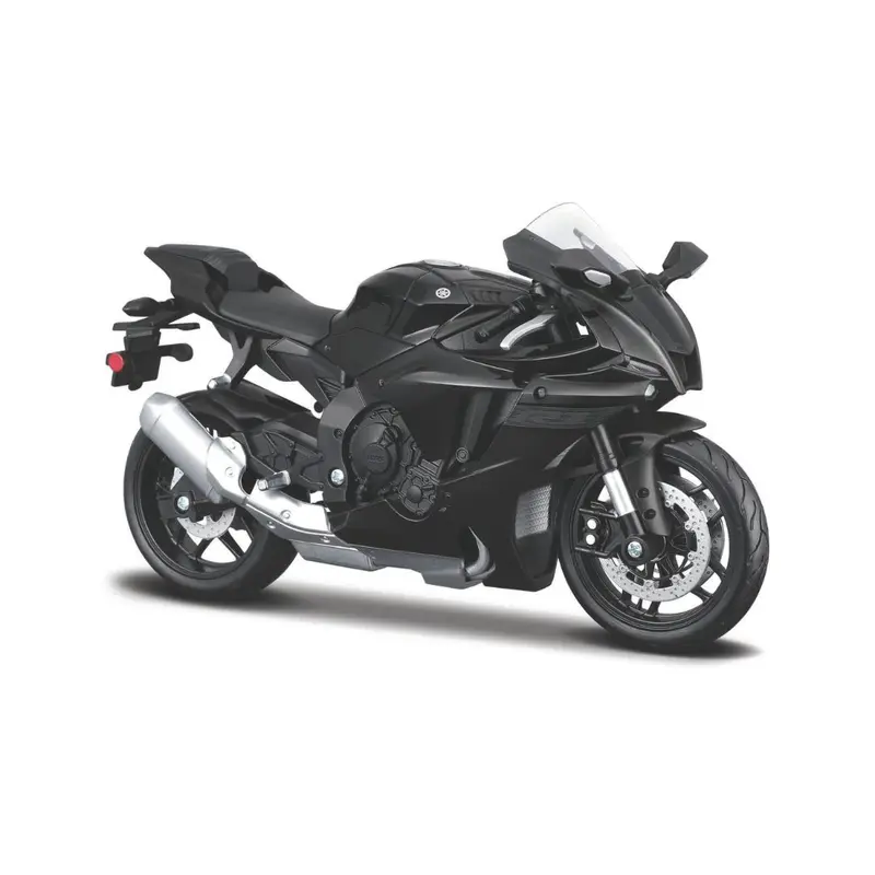 32723 Bburago Maisto -Yamaha YZF-R1 (2021), nera con cavalletto - 1