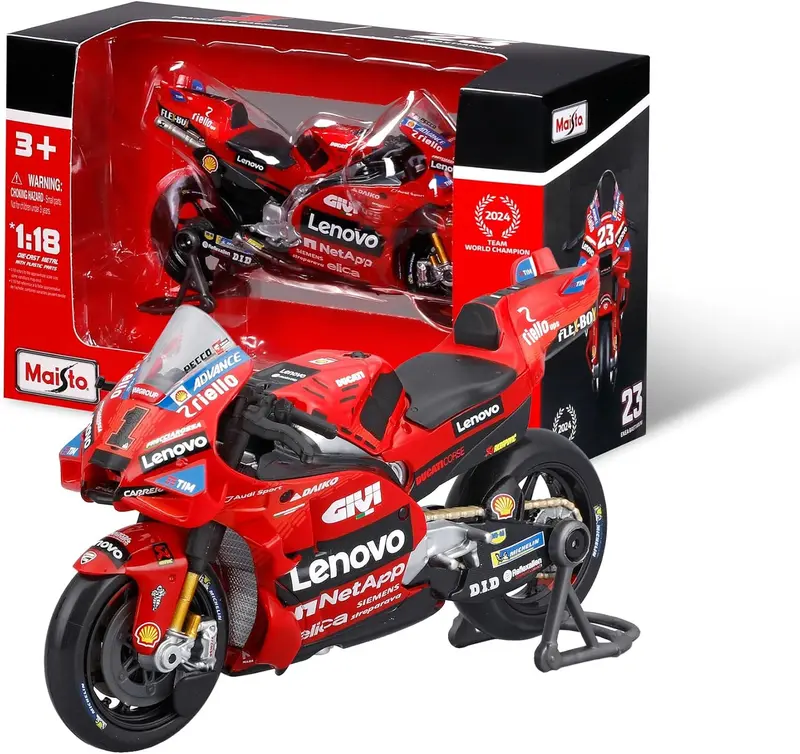 * 34398 Bburago Maisto Ducati Lenovo Team 2024 Bagnaia 1