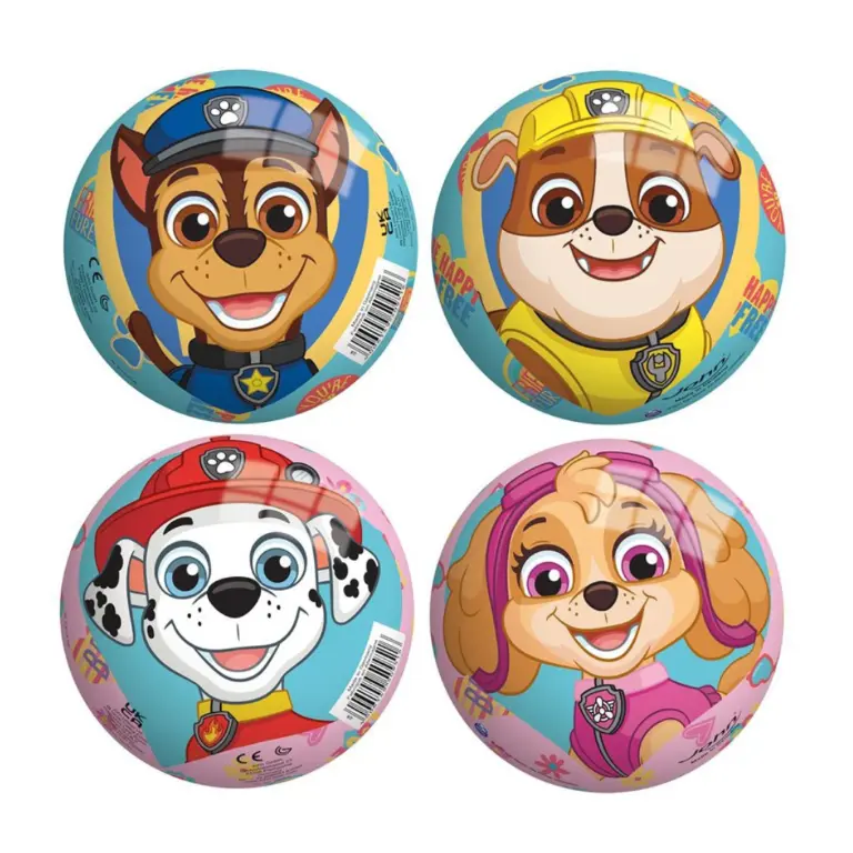 34614 ODS -Palla Paw Patrol 13 cm Palla Giocattolo Bambini Modello Casuale