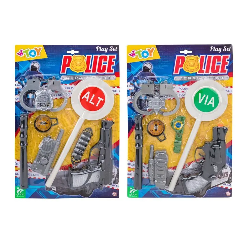 41443 WToy - Playset Polizia - Pistola + accessori colore casuale