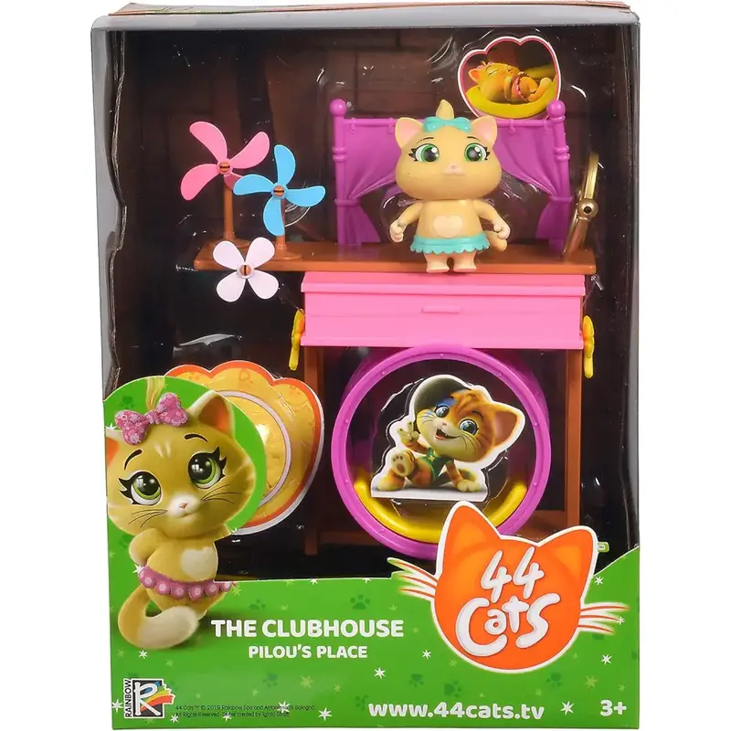 44 Gatti Playset Pilou’s Place | Casa di Pilou con Accessori e Personaggi