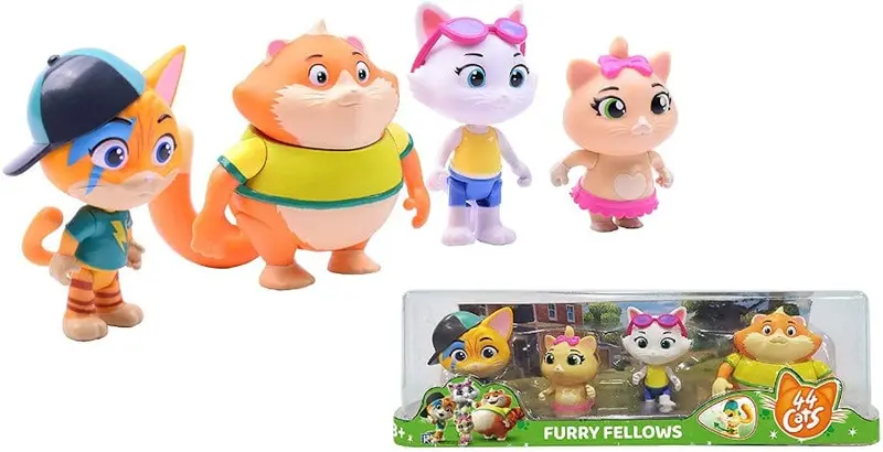 44 Gatti set 4 Personaggi