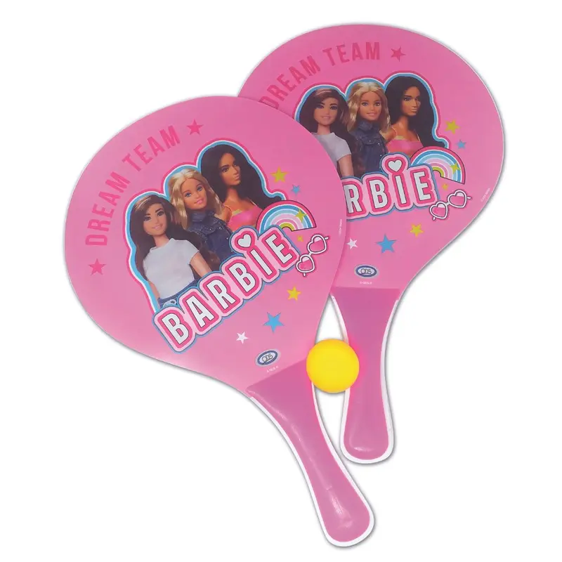 44890 ODS Barbie - Set racchette da spiaggia di Barbie
