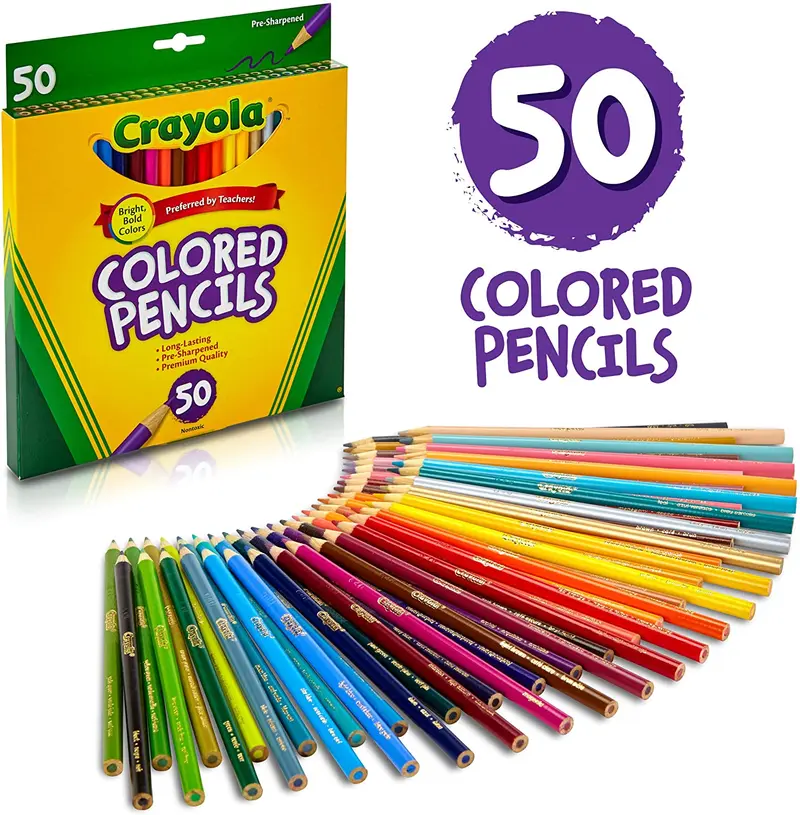50 Matite Colorate