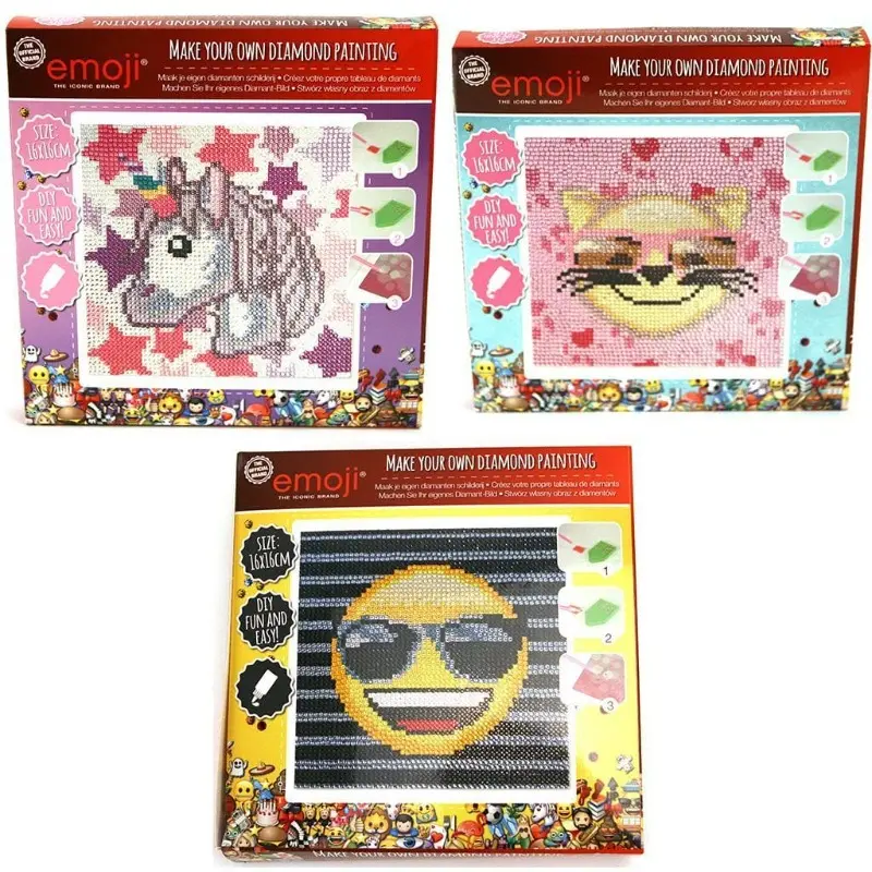 5D Kit Pittura Diamante Emoji