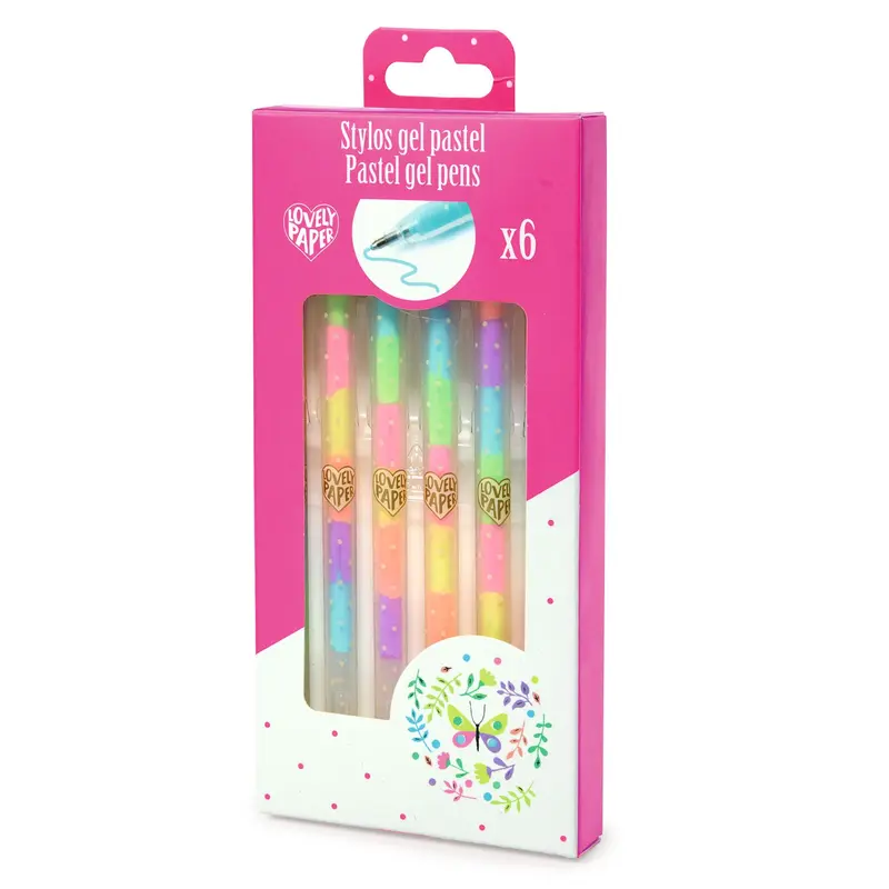 6 Penne Gel - Pastello