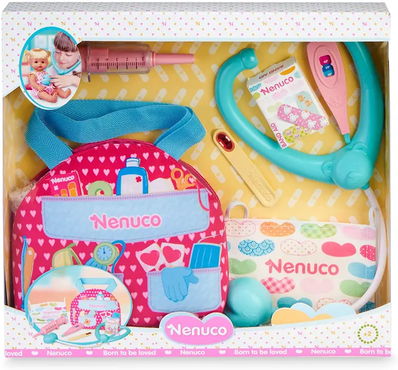 700016295 Nenuco Medical Set 700016295 Kit Dottore con Accessori Giocattolo